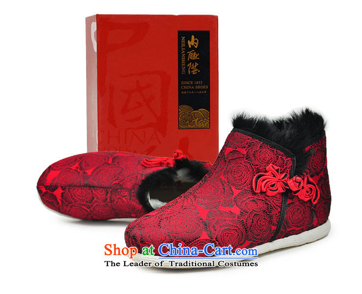 Inline l women shoes cotton shoes hand-thousand-layer encryption backplane tapestries pull locking cotton shoes old Beijing 8674A safflower mesh upper picture 37, prices, brand platters! The elections are supplied in the national character of distribution, so action, buy now enjoy more preferential! As soon as possible.