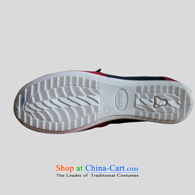 Charlene Choi this court of Old Beijing mesh upper with a flat bottom shoe leisure shoes kit glue matte-helping Mama shoes bottom anti-slip soft shoes --97 97-1 driving red 36, Charlene Choi this court shopping on the Internet has been pressed.