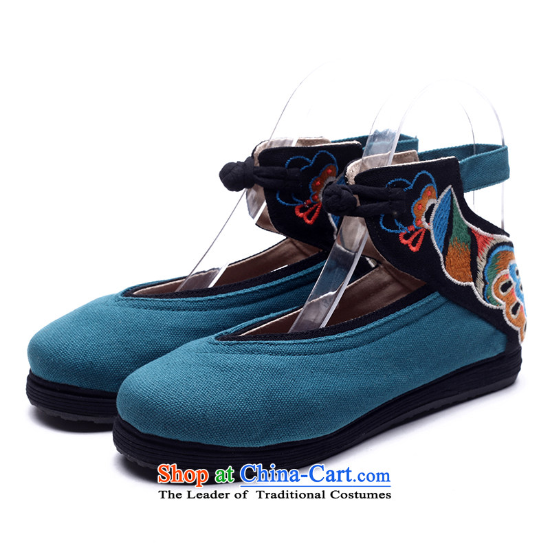 Hon-dance genuine traditional old Beijing National wind casual women shoes light port Comfortable, lightweight design flat shoe traditional embroidered shoes, incense of autumn colors 36, Han-dance , , , shopping on the Internet