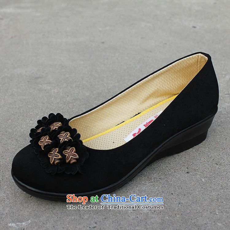 Yan Qing Chun Old Beijing women shoes single shoe mesh upper with slope women in old age with shallow port mother shoe overalls shoes 13018 Black 36 pictures, prices, brand platters! The elections are supplied in the national character of distribution, so action, buy now enjoy more preferential! As soon as possible.