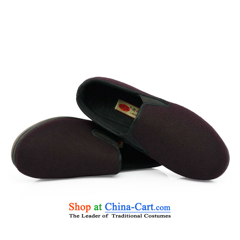 The first door of Old Beijing mesh upper for autumn and winter female 2 cotton shoes anti-slip soft bottoms in thick older mother shoe Light casual shoes bourdeaux 38, elderly Purple Door (zimenyuan) , , , shopping on the Internet