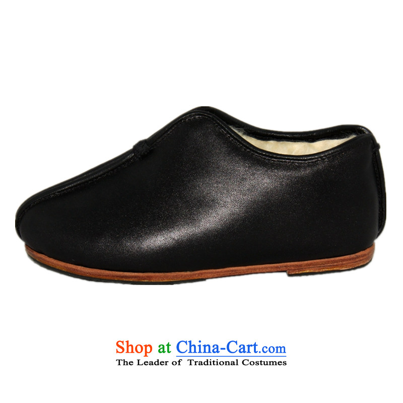 Tian Cheng Ramadan apply glue Leather Cotton Shoes 2556-5 wool female black 40 Magnolia shopping on the Internet has been pressed.