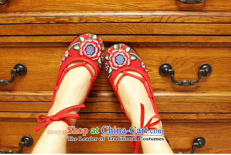 The silk autumn old Beijing mesh upper ethnic embroidered shoes thousands of women shoes dance floor single Shoes, Casual Shoes 13-5 Red 36 pictures, prices, brand platters! The elections are supplied in the national character of distribution, so action, buy now enjoy more preferential! As soon as possible.
