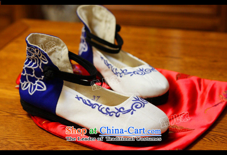 The silk fall of Old Beijing National wind blue-mesh upper layer thousands ground embroidered shoes women shoes single Shoes, Casual Shoes 302 white 36 pictures, prices, brand platters! The elections are supplied in the national character of distribution, so action, buy now enjoy more preferential! As soon as possible.