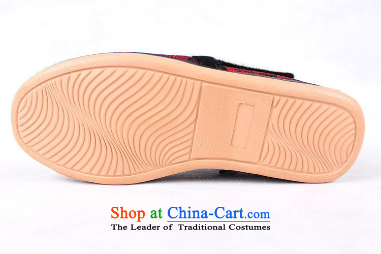 Genuine old step-young of Ramadan Old Beijing mesh upper flat bottom side pull locking slip stylish warm casual shoes B2311 mother female cotton shoes red 38 pictures, prices, brand platters! The elections are supplied in the national character of distribution, so action, buy now enjoy more preferential! As soon as possible.