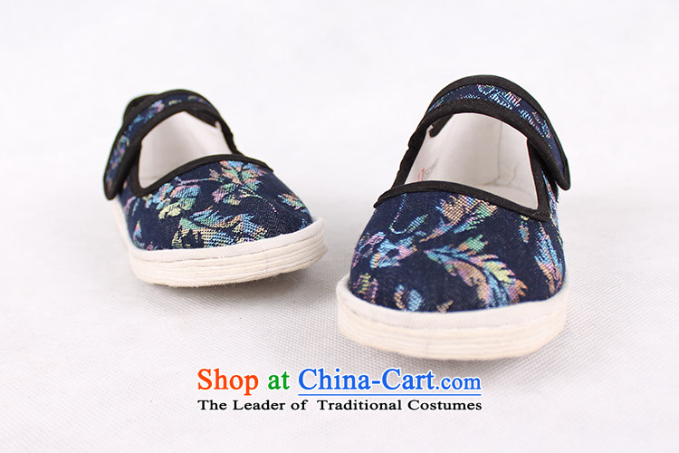 Genuine old step-young of Ramadan Old Beijing mesh upper hand bottom thousands of children shoes stylish non-slip Velcro Kids shoes child estimated cowboy generation single shoe dark blue 26 yards /18cm picture, prices, brand platters! The elections are supplied in the national character of distribution, so action, buy now enjoy more preferential! As soon as possible.