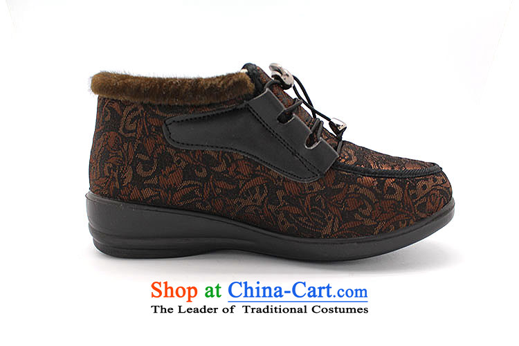 Genuine old step-young of Ramadan Offer Old Beijing mesh upper cotton shoes women shoes in older mother shoe BF-117 warm winter female cotton shoes brown 34 pictures, prices, brand platters! The elections are supplied in the national character of distribution, so action, buy now enjoy more preferential! As soon as possible.