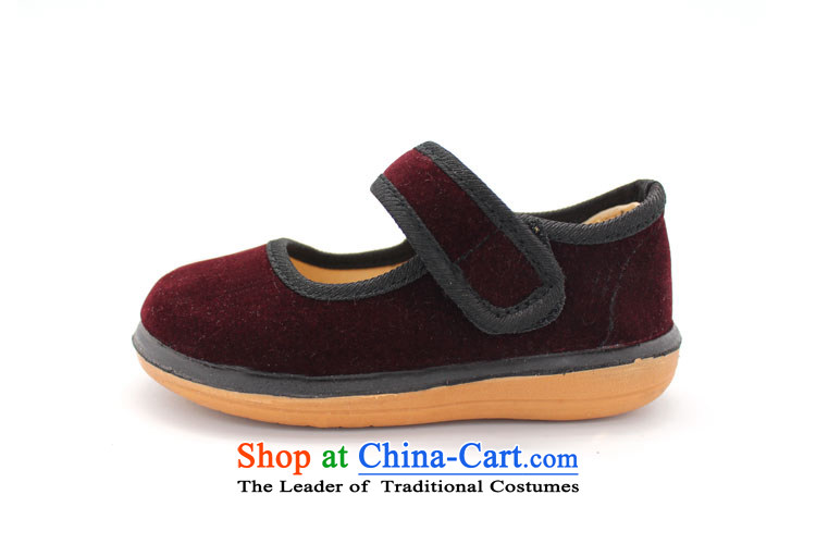 Genuine old step-young of Old Beijing mesh upper spring and autumn Ramadan) Children shoes anti-slip soft bottoms baby children wear shoes B21-118 click dark red 18 yards /14cm picture, prices, brand platters! The elections are supplied in the national character of distribution, so action, buy now enjoy more preferential! As soon as possible.