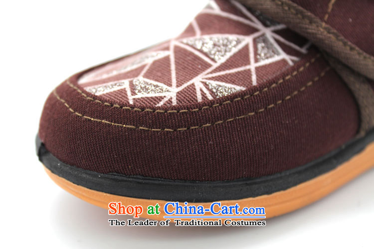 Genuine old step-young of Old Beijing mesh upper spring and autumn Ramadan) Children shoes anti-slip soft bottoms baby children wear shoes B21-329 single chocolate 20 yards /15cm picture, prices, brand platters! The elections are supplied in the national character of distribution, so action, buy now enjoy more preferential! As soon as possible.