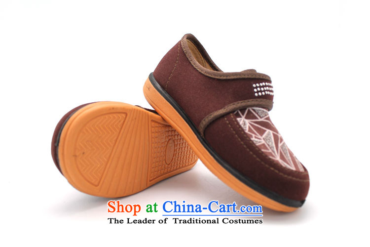 Genuine old step-young of Old Beijing mesh upper spring and autumn Ramadan) Children shoes anti-slip soft bottoms baby children wear shoes B21-329 single chocolate 20 yards /15cm picture, prices, brand platters! The elections are supplied in the national character of distribution, so action, buy now enjoy more preferential! As soon as possible.