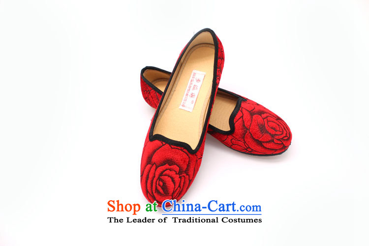 The Chinese old step-young of Ramadan Old Beijing mesh upper new Women's Shoe has a non-slip embroidery temperament and trendy women shoes B2350 red 39 pictures, prices, brand platters! The elections are supplied in the national character of distribution, so action, buy now enjoy more preferential! As soon as possible.