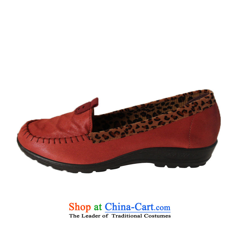 Step-by-step fashion shoes Fuxiang single flat footwear old Beijing mesh upper women shoes 901 red 37, step-by-step Fuk Cheung shopping on the Internet has been pressed.