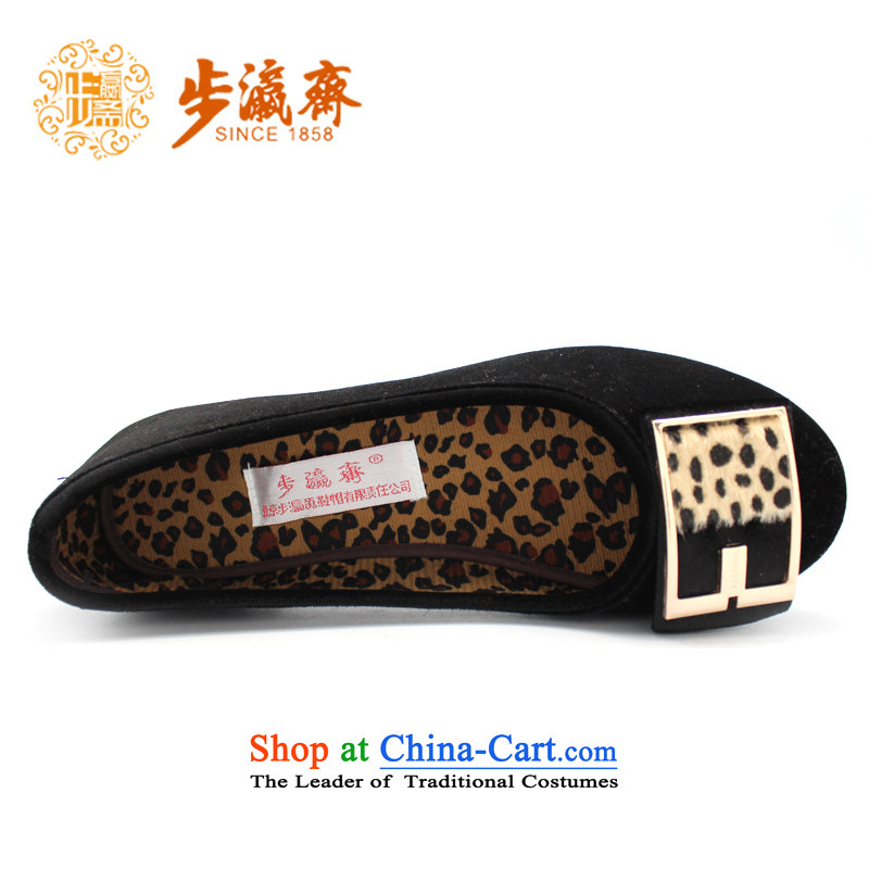 The Chinese old step-young of Ramadan Old Beijing mesh upper leisure wear to the Mother Nature of anti-skid lady's shoe BF-194 female single -step 38, black shoes Ramadan , , , shopping on the Internet