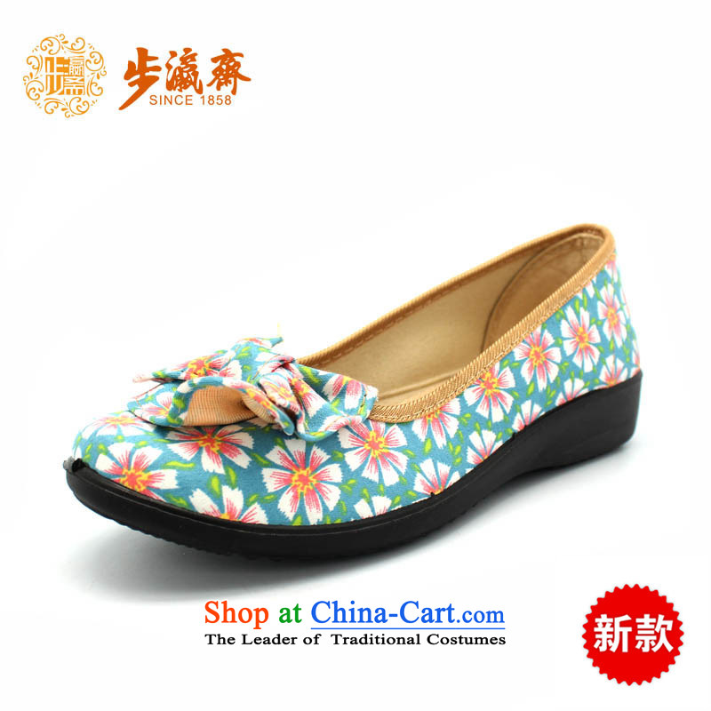 The Chinese old step-young of Ramadan Old Beijing mesh upper leisure wear to the Mother Nature of anti-skid lady's shoe 23195 womens single shoe 2,005 36