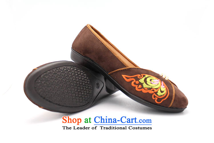 The Chinese old step-young of Ramadan Old Beijing mesh upper leisure wear to the Mother Nature of anti-skid lady's shoe B2342 womens single shoe brown 38 pictures, prices, brand platters! The elections are supplied in the national character of distribution, so action, buy now enjoy more preferential! As soon as possible.