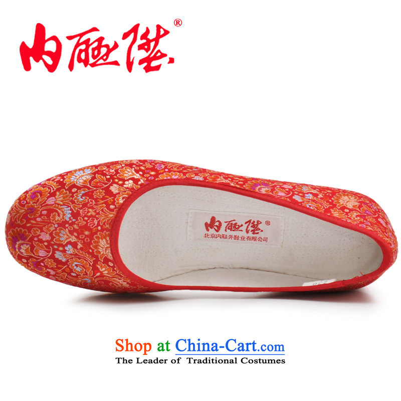 Inline l women shoes mesh upper hand thousands of bottom encryption tapestries sea in smart casual old Beijing manually load balance of 8205 8205G mesh upper red 38, inline l , , , shopping on the Internet