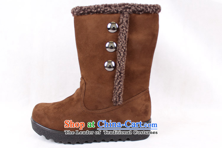 Genuine step-young of Old Beijing mesh upper women Ramadan footwear in the elderly mother rubber sole non-slip comfortable warm winter cotton shoes 56432 Female cotton shoes dark brown 38 pictures, prices, brand platters! The elections are supplied in the national character of distribution, so action, buy now enjoy more preferential! As soon as possible.