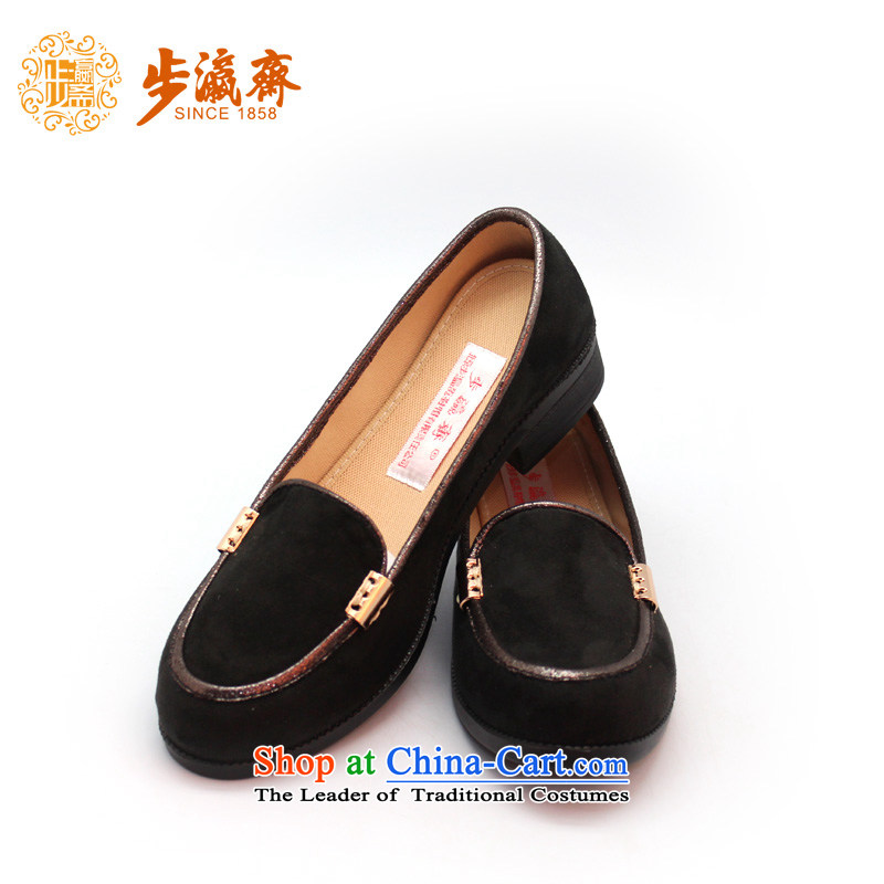 The Chinese old step-young of Old Beijing mesh upper slip Ramadan wear shoes gift home leisure shoes shoe womens single shoe womens single black shoes B2339 step 39, Ying Ramadan , , , shopping on the Internet