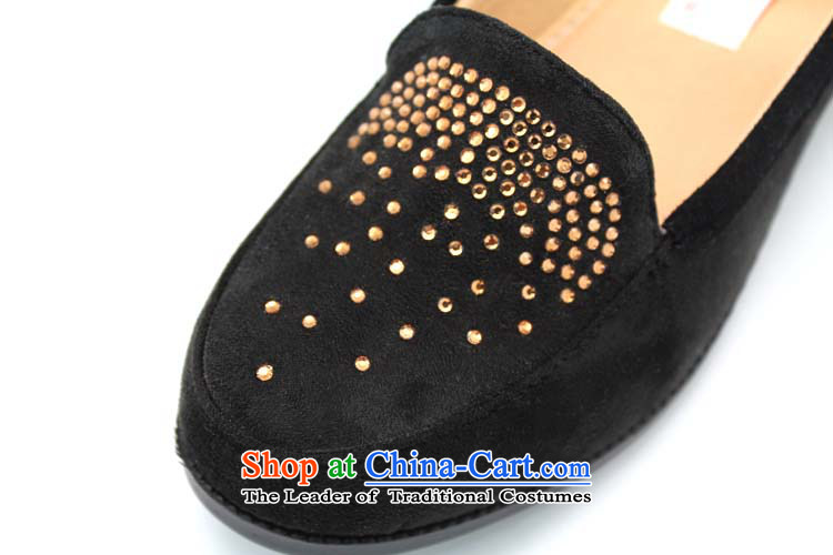 The Chinese old step-young of Old Beijing mesh upper slip Ramadan wear shoes gift home leisure shoes shoe womens single shoe womens single black shoes B2343 37 pictures, prices, brand platters! The elections are supplied in the national character of distribution, so action, buy now enjoy more preferential! As soon as possible.