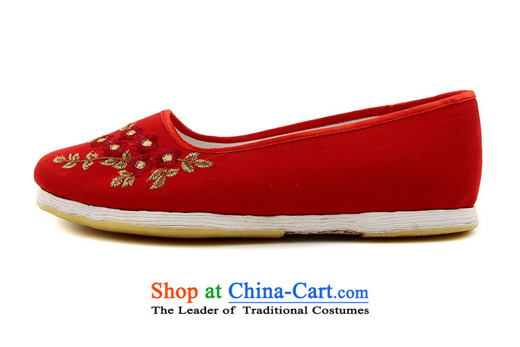 Genuine old step-young of Ramadan Old Beijing mesh upper hand-thousand-layer backplane embroidery mother Lady's temperament shoes film red willow pattern women shoes red (increased) 47 pictures, prices, brand platters! The elections are supplied in the national character of distribution, so action, buy now enjoy more preferential! As soon as possible.