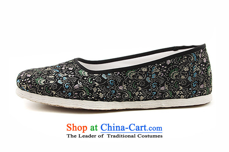 The Chinese old step-young of Ramadan Old Beijing mesh upper hand bottom thousands of embroidered mother Lady's temperament shoes thousands of black sea chicken crest RMB Female shoes black 35 pictures, prices, brand platters! The elections are supplied in the national character of distribution, so action, buy now enjoy more preferential! As soon as possible.