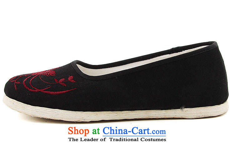 The Chinese old step-young of Ramadan Old Beijing mesh upper hand thousands of coat embroidered safflower mother Lady's temperament shoes bottom embroidered safflower thousands of women shoes Black (increased) 47 pictures, prices, brand platters! The elections are supplied in the national character of distribution, so action, buy now enjoy more preferential! As soon as possible.