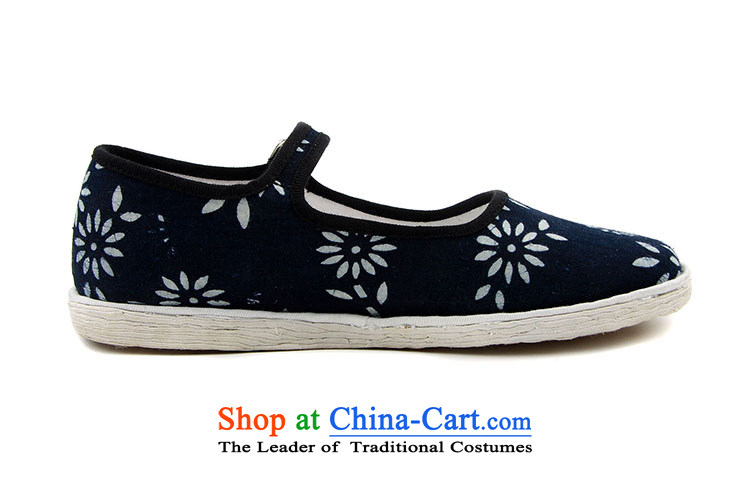 Genuine old step-young of Ramadan Old Beijing mesh upper hand bottom thousands of embroidered mother Lady's temperament shoes boutique side with batik women shoes DEEP BLUE (increased) 47 pictures, prices, brand platters! The elections are supplied in the national character of distribution, so action, buy now enjoy more preferential! As soon as possible.