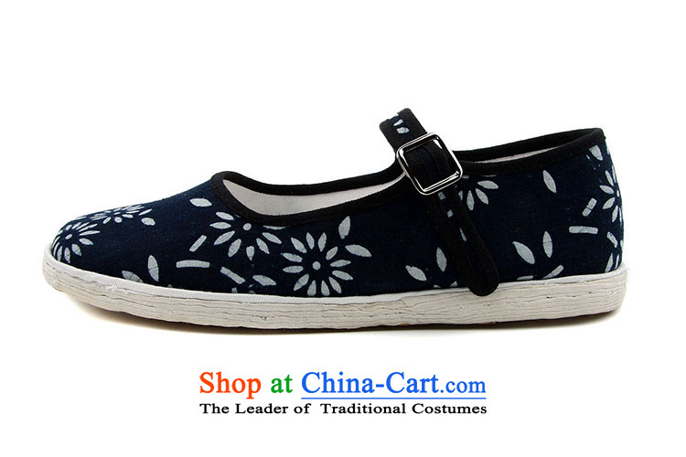 Genuine old step-young of Ramadan Old Beijing mesh upper hand bottom thousands of embroidered mother Lady's temperament shoes boutique side with batik women shoes DEEP BLUE (increased) 47 pictures, prices, brand platters! The elections are supplied in the national character of distribution, so action, buy now enjoy more preferential! As soon as possible.