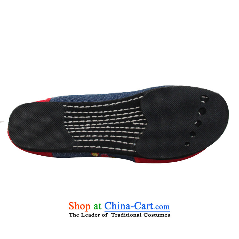 Performing Arts Old Beijing stylish single shoe thousands mesh upper layer bottom embroidered shoes women shoes HZ-17 red 36, performing arts companies , , , shopping on the Internet