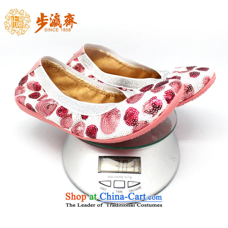 The old-established step-young of Ramadan Old Beijing mesh upper leisure irrepressible stylish shoe temperament strolling in the womens single shoe 505-09 shoes red 37, step-by-step-young of Ramadan , , , shopping on the Internet