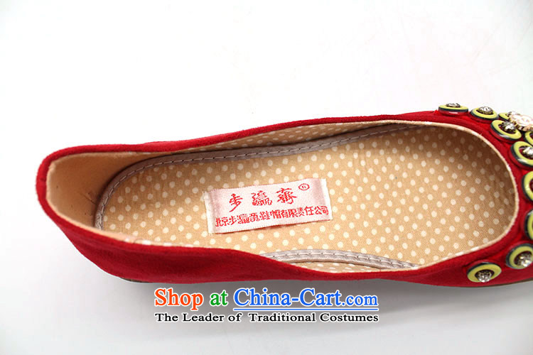 Genuine old step-young of Ramadan Old Beijing New mesh upper non-slip is smart casual gift shoe soft bottoms womens single women shoes B2262 shoes Army Green 34 pictures, prices, brand platters! The elections are supplied in the national character of distribution, so action, buy now enjoy more preferential! As soon as possible.