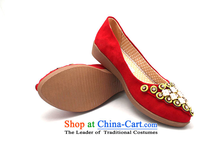 Genuine old step-young of Ramadan Old Beijing New mesh upper non-slip is smart casual gift shoe soft bottoms womens single women shoes B2262 shoes Army Green 34 pictures, prices, brand platters! The elections are supplied in the national character of distribution, so action, buy now enjoy more preferential! As soon as possible.