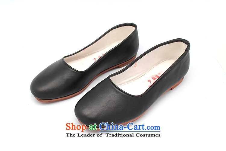 The Chinese old step-Fitr Old Beijing leather shoes female single hand shoe mother Lady's temperament shoes cow Tianyuan shoe leather black 36 pictures, prices, brand platters! The elections are supplied in the national character of distribution, so action, buy now enjoy more preferential! As soon as possible.