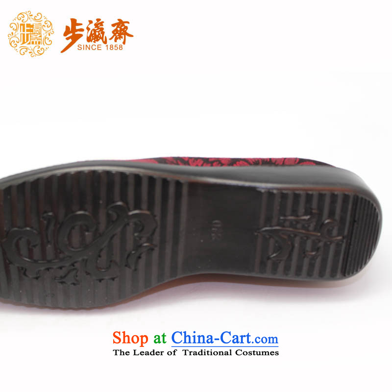 The Chinese old step-young of Ramadan Old Beijing smart casual shoes with soft, shoe home temperament Female 23156 single women shoes shoes black 39-step Ramadan , , , shopping on the Internet
