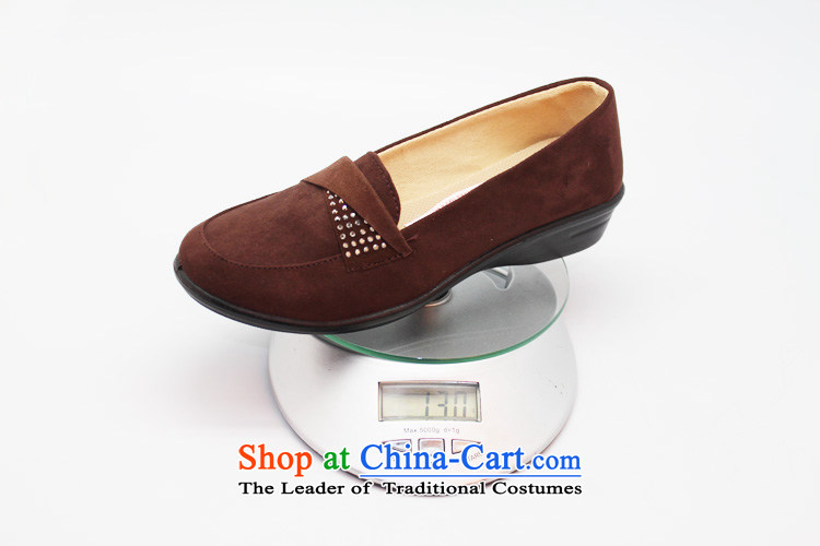 Genuine old step-young of Ramadan Old Beijing mesh upper leisure wear to the mother has a non-slip stay soft bottoms womens single shoe womens single N4 shoe wine red 36 pictures, prices, brand platters! The elections are supplied in the national character of distribution, so action, buy now enjoy more preferential! As soon as possible.