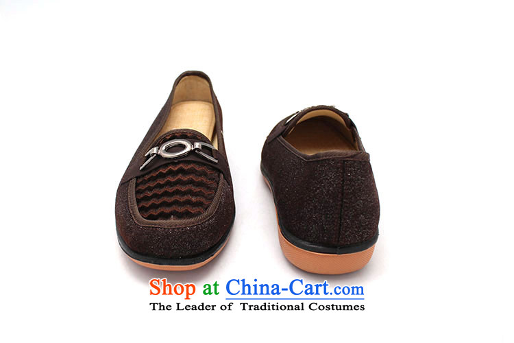 The Chinese old step-young of Old Beijing mesh upper slip Ramadan wear shoes gift home leisure shoes shoe womens single shoe 55009 Brown 34 pictures, prices, brand platters! The elections are supplied in the national character of distribution, so action, buy now enjoy more preferential! As soon as possible.