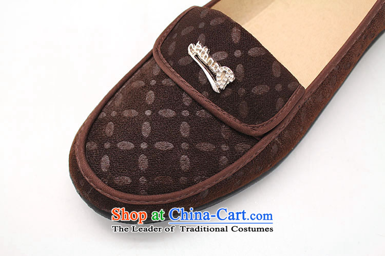 The Chinese old step-young of Ramadan Old Beijing New Anti-slip stylish mesh upper magnetic gift shoe soft bottoms womens single  women shoes F08-6 shoes brown 36 pictures, prices, brand platters! The elections are supplied in the national character of distribution, so action, buy now enjoy more preferential! As soon as possible.