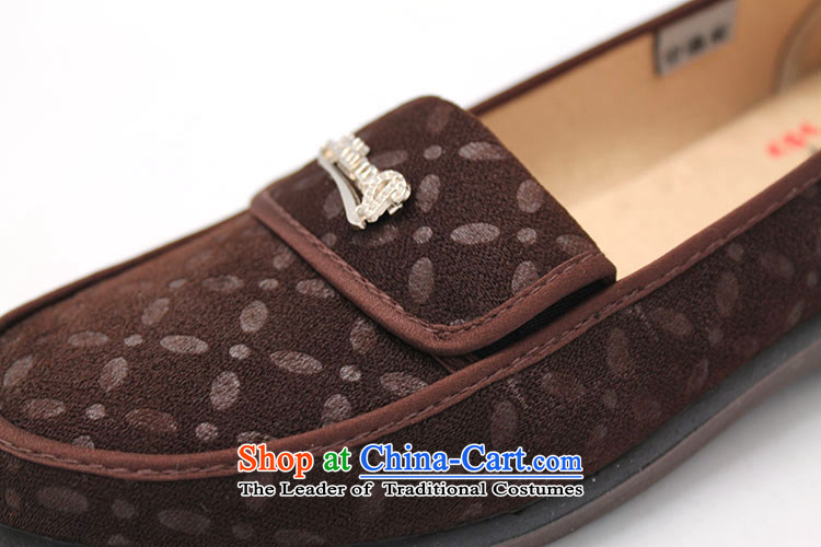 The Chinese old step-young of Ramadan Old Beijing New Anti-slip stylish mesh upper magnetic gift shoe soft bottoms womens single  women shoes F08-6 shoes brown 36 pictures, prices, brand platters! The elections are supplied in the national character of distribution, so action, buy now enjoy more preferential! As soon as possible.