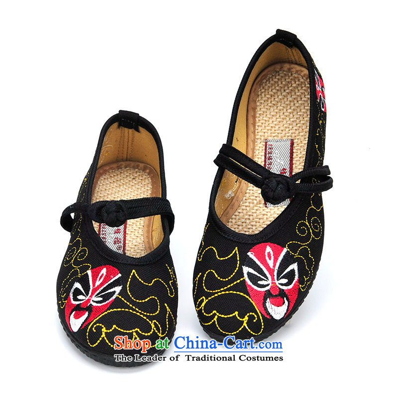 Better well old Beijing mesh upper spring, summer, autumn, Fourth Quarter shoes with soft, comfortable and relaxing Ms. traditional embroidered shoes of ethnic single black 36 good shoes B289-7,8 Fuk (JIAFU) , , , shopping on the Internet