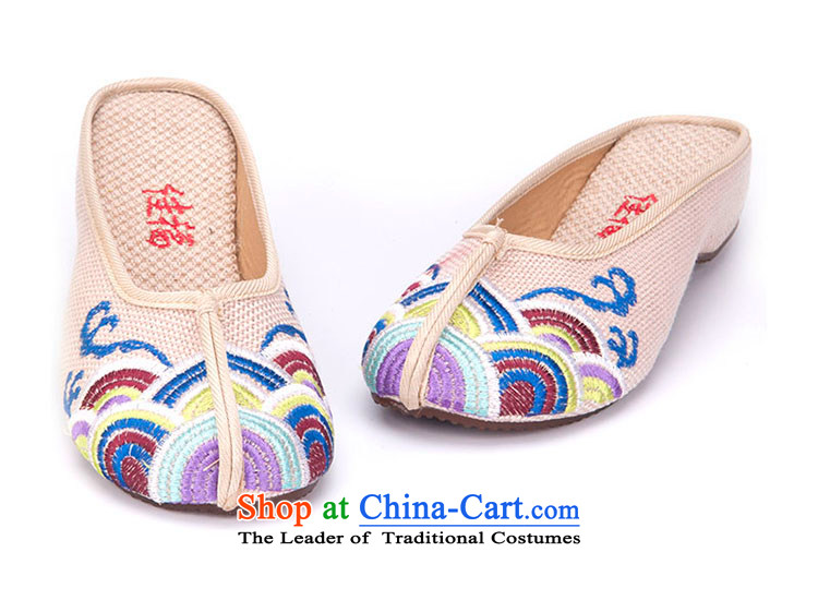 Better well old Beijing New mesh upper spring and summer women shoes increased within China wind embroidered shoes women shoes linen embroidered slippers 280-57 beige 40 pictures, prices, brand platters! The elections are supplied in the national character of distribution, so action, buy now enjoy more preferential! As soon as possible.