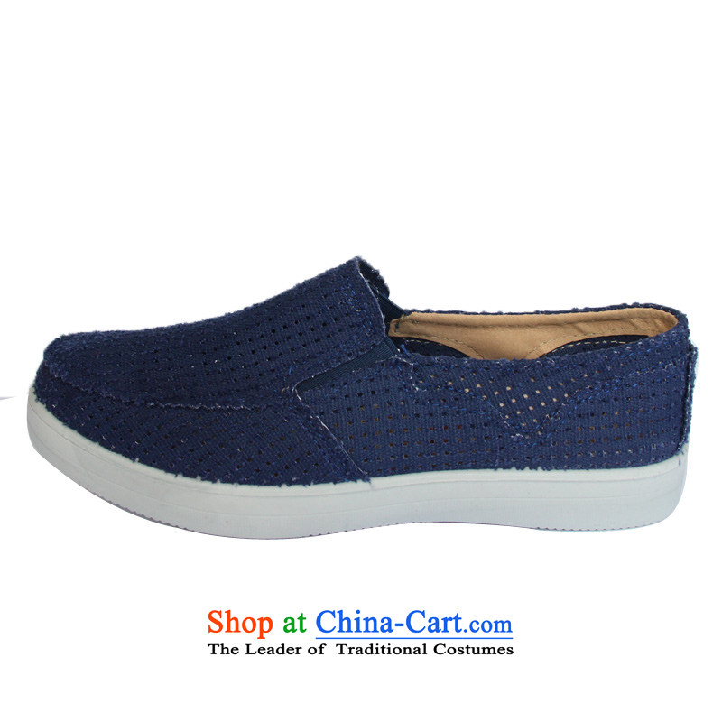 Yong-sung flat bottom kit Pin Xuan women shoes canvas shoes stylish single shoe KD1826 old Beijing mesh upper blue 38, Yong-sung Hennessy Road , , , shopping on the Internet