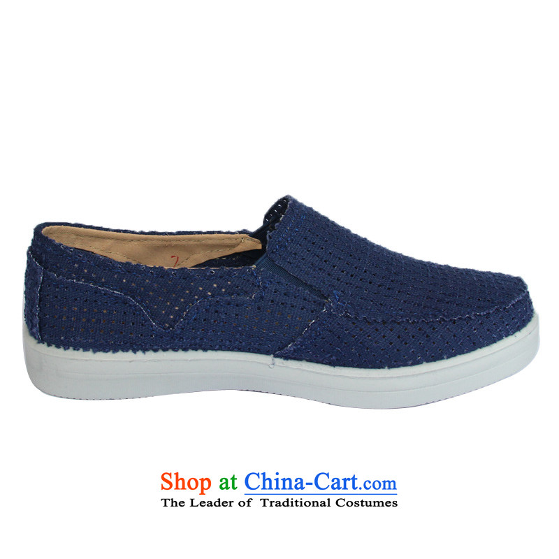 Yong-sung flat bottom kit Pin Xuan women shoes canvas shoes stylish single shoe KD1826 old Beijing mesh upper blue 38, Yong-sung Hennessy Road , , , shopping on the Internet