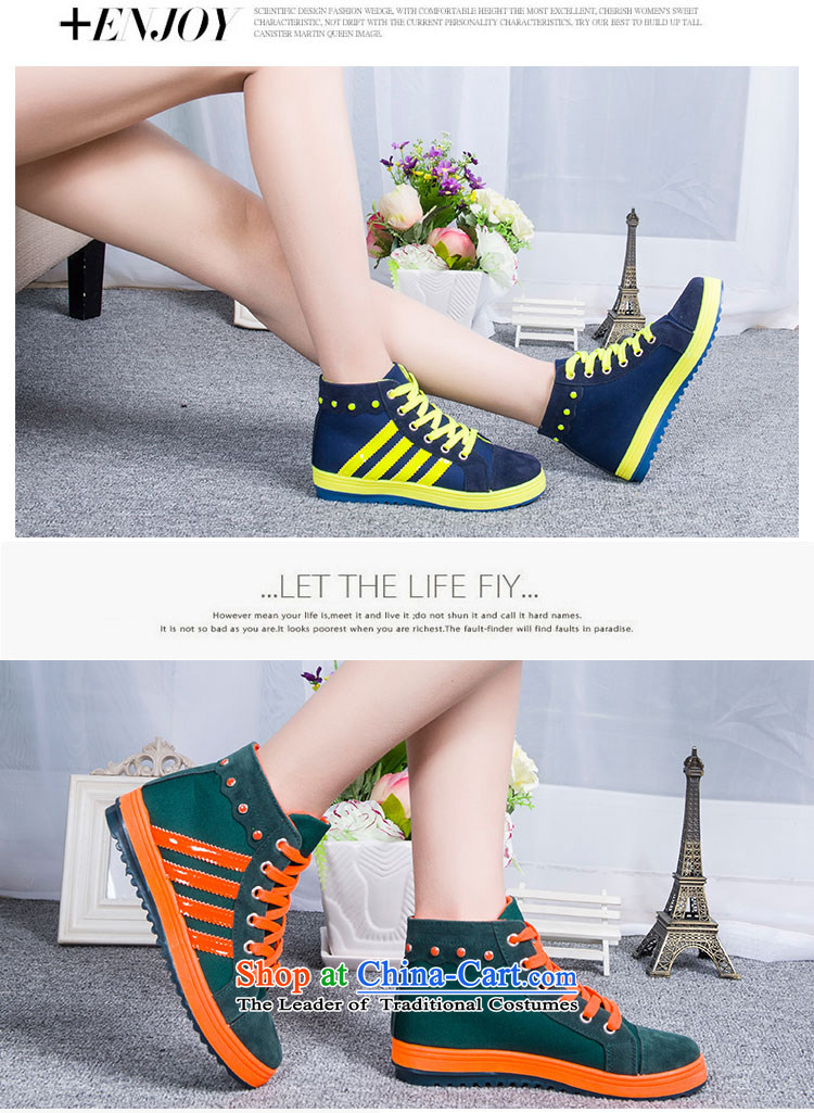 The new 2014-fat, Mrs leisure shoes wild thick cake canvas shoes leisure shoes blue 38 pictures, prices, brand platters! The elections are supplied in the national character of distribution, so action, buy now enjoy more preferential! As soon as possible.