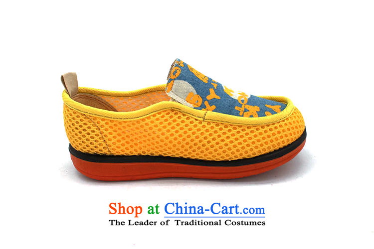 The Chinese old step-young of Ramadan Old Beijing Summer new slip mesh upper with stylish CHILDREN SHOES WITH SOFT, baby shoes B143-781 yellow 26 yards /18cm picture, prices, brand platters! The elections are supplied in the national character of distribution, so action, buy now enjoy more preferential! As soon as possible.