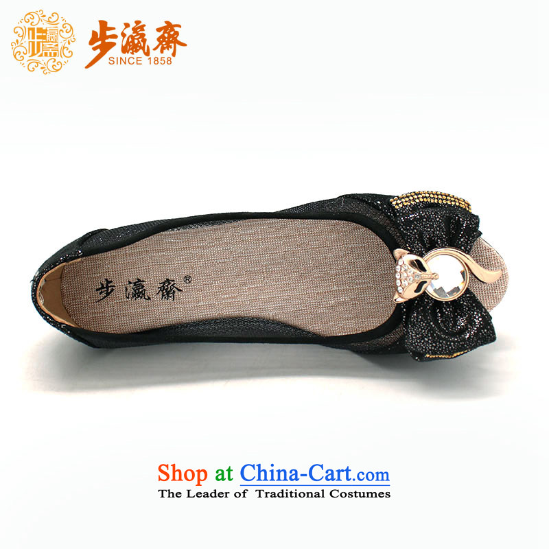 The Chinese old step-young of Ramadan Old Beijing mesh upper mesh anti-slip leisure gift shoes shoe Dance Shoe female sandals B2386 black 39-step Ramadan , , , shopping on the Internet