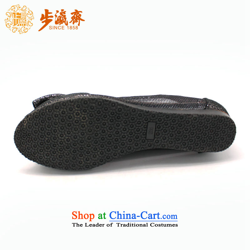 The Chinese old step-young of Ramadan Old Beijing mesh upper mesh anti-slip leisure gift shoes shoe Dance Shoe female sandals B2386 black 39-step Ramadan , , , shopping on the Internet