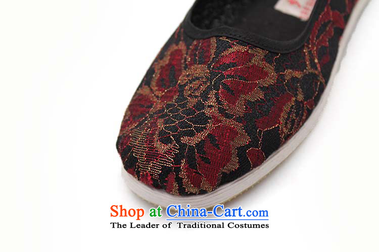 Genuine old step-young of Ramadan Old Beijing mesh upper hand bottom of thousands of anti-skid shoe wear sleeve gift womens single shoe glue red sea throughout the network, women shoes red 34 pictures, prices, brand platters! The elections are supplied in the national character of distribution, so action, buy now enjoy more preferential! As soon as possible.