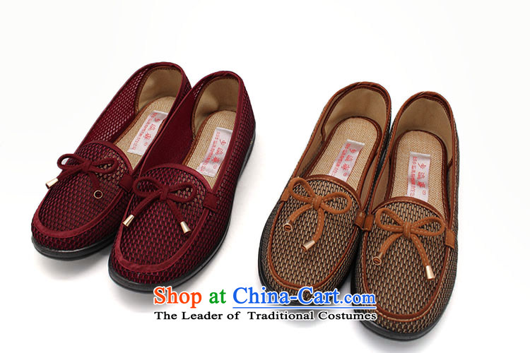 The Chinese old step-young of Ramadan Old Beijing mesh upper mesh anti-slip leisure gift shoes shoe Dance Shoe female sandals 4BC09 red 40 pictures, prices, brand platters! The elections are supplied in the national character of distribution, so action, buy now enjoy more preferential! As soon as possible.