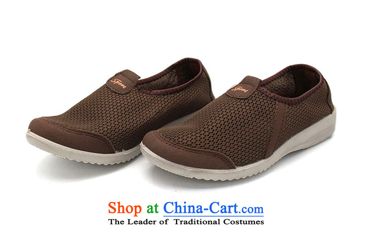 The Chinese old step-young of Ramadan Old Beijing mesh upper leisure wear to the Mother Nature of anti-skid lady's shoe 23166 women shoes brown 40 pictures, prices, brand platters! The elections are supplied in the national character of distribution, so action, buy now enjoy more preferential! As soon as possible.