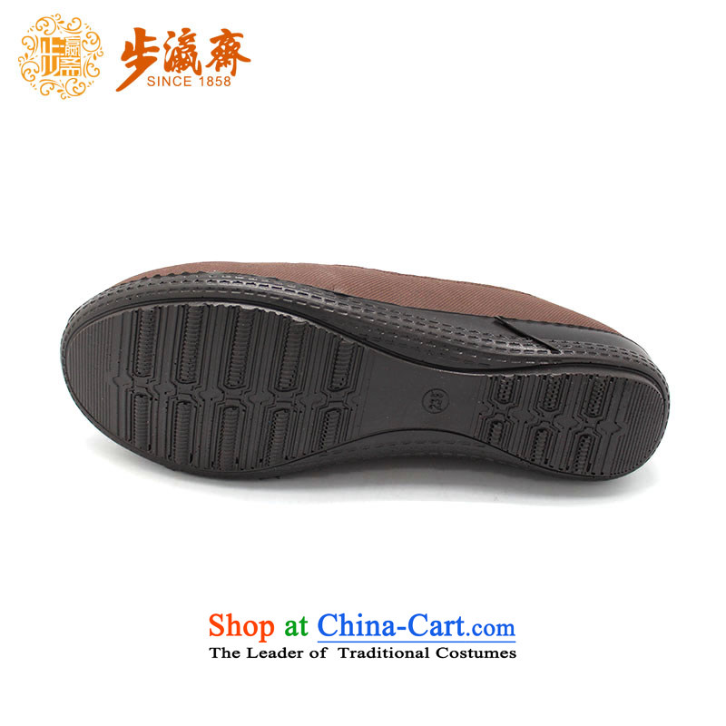 The Chinese old step-young of Ramadan Old Beijing Summer of mesh upper stay relaxing stroll stylish dance female sandals 23169 37, step-by-step-brown Ramadan , , , shopping on the Internet